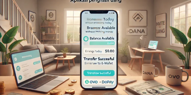 Aplikasi Penghasil Uang Langsung ke E-Wallet Tanpa Undang Teman