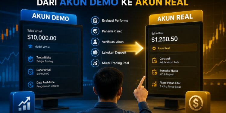 Cara Pindah Dari Akun Demo