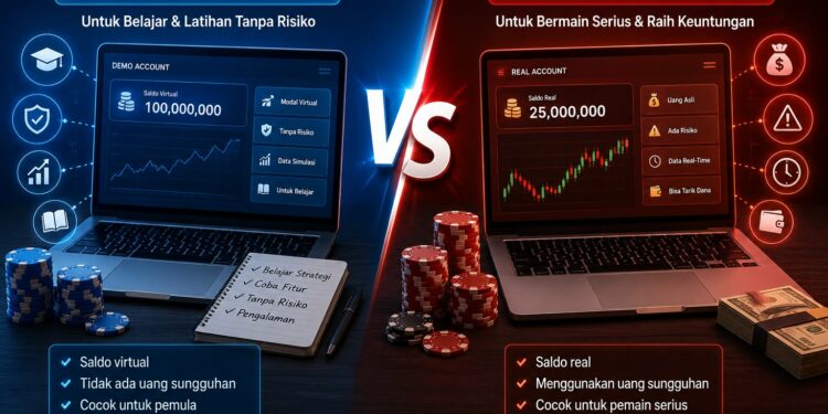 Perbedaan Akun Demo Dan Akun Real